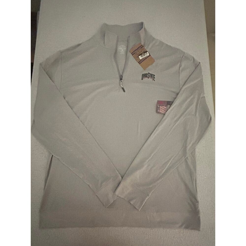 Ohio State Buckeyes Gray Medium Rivalry Threads Long Sleeve Shirt (NWT)